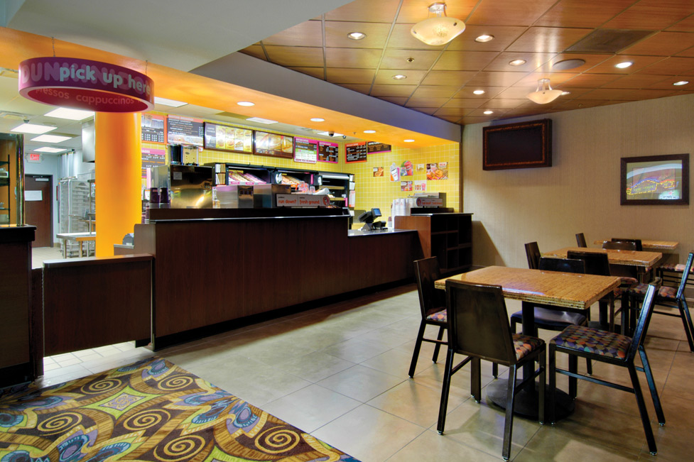 Dunkin' Donuts interior