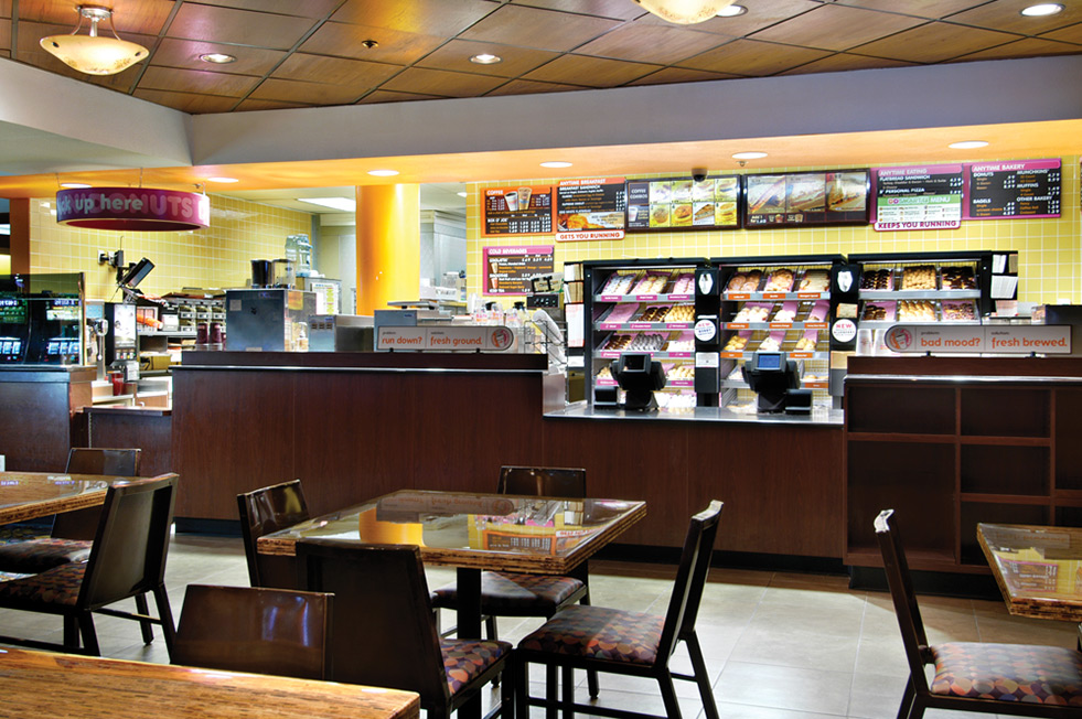Dunkin' Donuts interior
